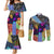 skull-pattern-couples-matching-mermaid-dress-and-long-sleeve-button-shirts-colorful-skull-pattern-mix