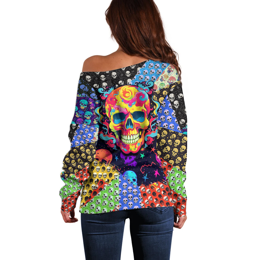 skull-pattern-off-shoulder-sweater-colorful-skull-pattern-mix