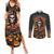 halloween-skull-couples-matching-summer-maxi-dress-and-long-sleeve-button-shirts-pumpkin-themed