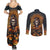 halloween-skull-couples-matching-summer-maxi-dress-and-long-sleeve-button-shirts-pumpkin-themed