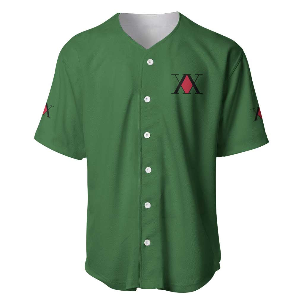 Gon Freecss Hunter x Hunter Baseball Jersey Anime Style