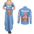 Ponyo Studio Ghibli Couples Matching Summer Maxi Dress and Long Sleeve Button Shirt Anime Style