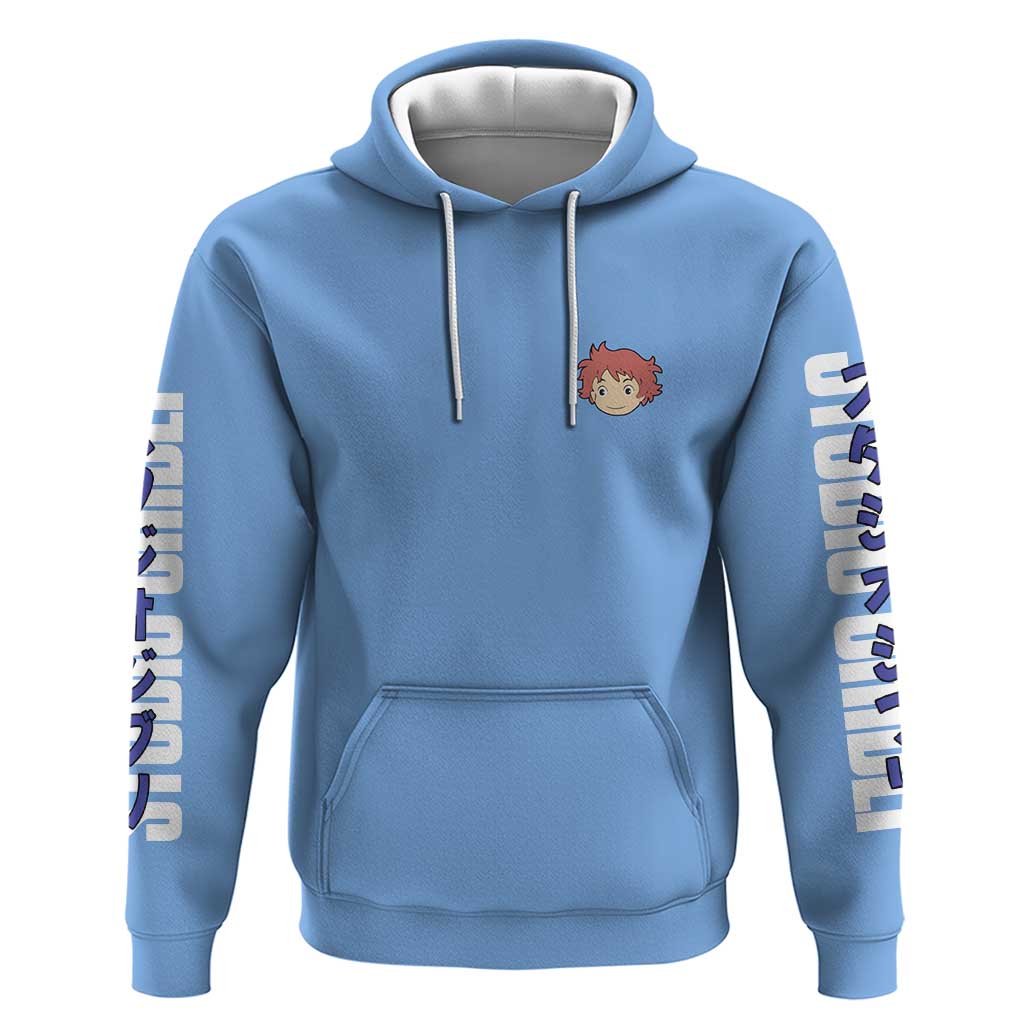 Ponyo Studio Ghibli Hoodie Anime Style