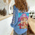 Ponyo Studio Ghibli Women Casual Shirt Anime Style