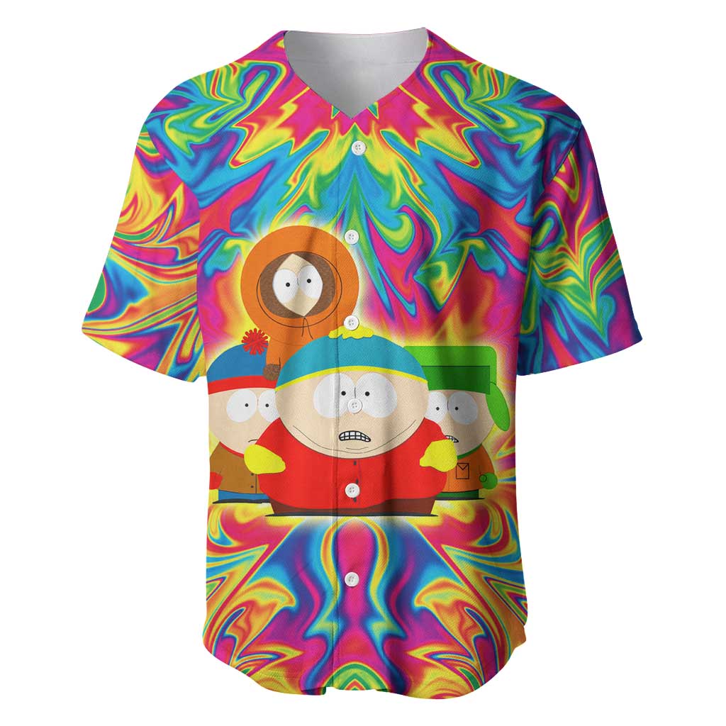 Trippy South Park Baseball Jersey Anime Style