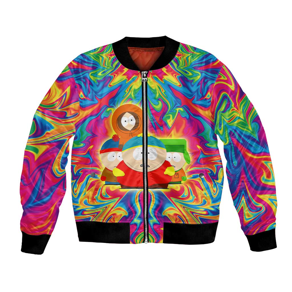 Trippy South Park Bomber Jacket Anime Style