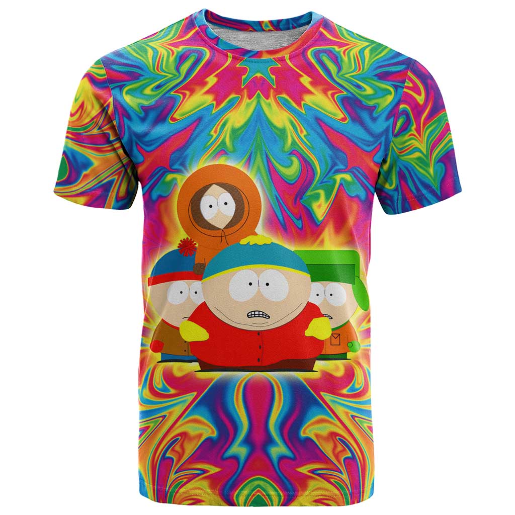 Trippy South Park T Shirt Anime Style