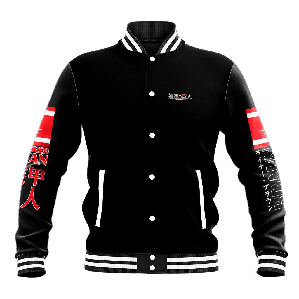 Armored Titan Attack on Titan Baseball Jacket Anime Style