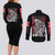 Armored Titan Attack on Titan Couples Matching Long Sleeve Bodycon Dress and Long Sleeve Button Shirt Anime Style