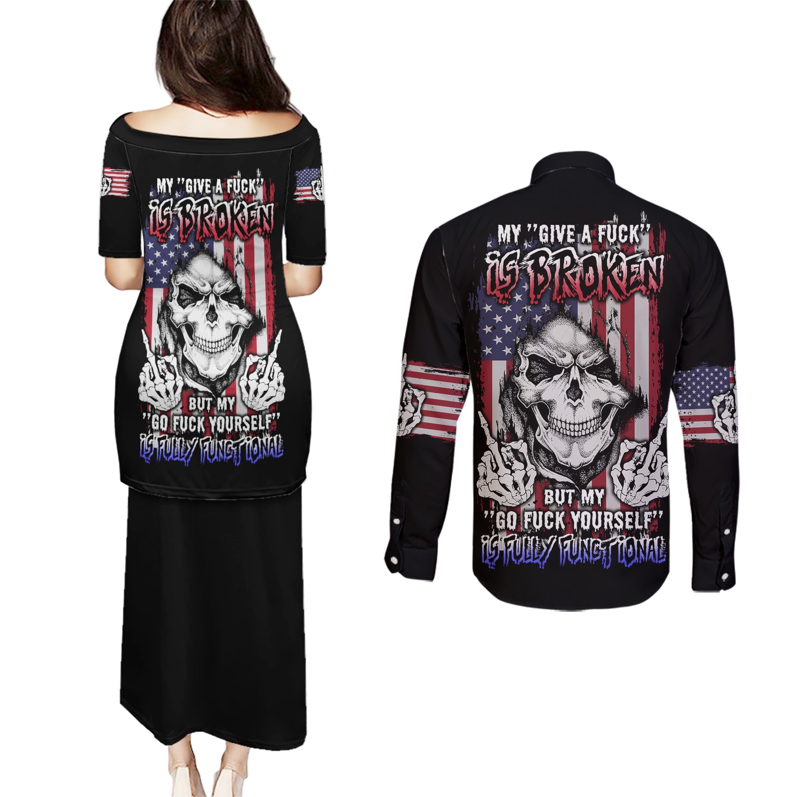 my-give-a-f-reaper-flag-couples-matching-puletasi-dress-and-long-sleeve-button-shirt