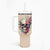 Fresh Out Of F Watercolor Skull Tumbler With Handle