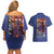 Roy Mustang Fullmetal Alchemist Couples Matching Off Shoulder Short Dress and Hawaiian Shirt Anime Style