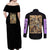 Joseph Joestar - Jojo’s Bizarre Adventure Couples Matching Off Shoulder Maxi Dress and Long Sleeve Button Shirt Japan Anime Style