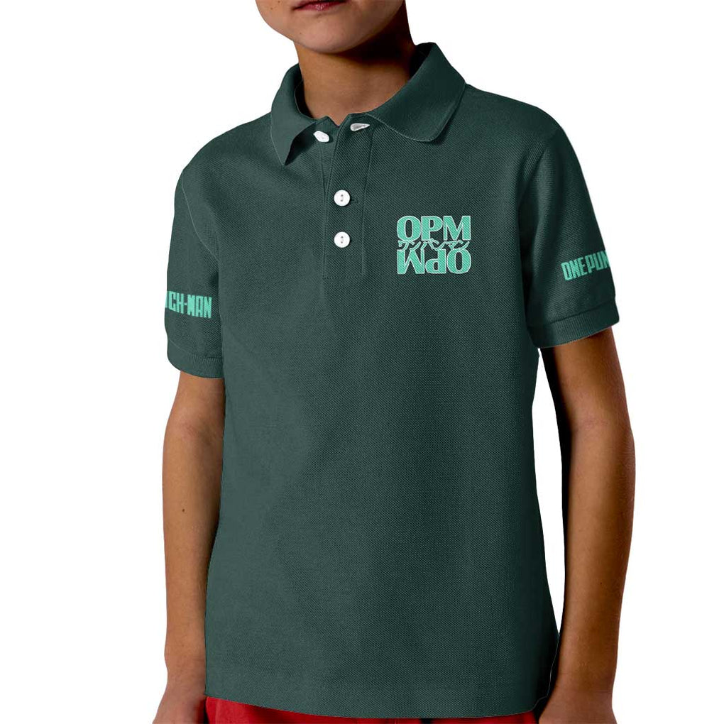 Fubuki - Hero Lv B - One Punch Man Kid Polo Shirt Japan Anime Style