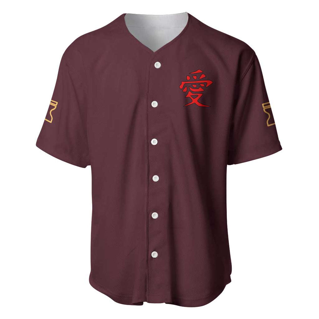 Gaara V2 Naruto Baseball Jersey Japan Anime Style