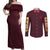 Gaara V2 Naruto Couples Matching Off Shoulder Maxi Dress and Long Sleeve Button Shirt Japan Anime Style