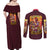 Gaara V2 Naruto Couples Matching Off Shoulder Maxi Dress and Long Sleeve Button Shirt Japan Anime Style