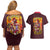 Gaara V2 Naruto Couples Matching Off Shoulder Short Dress and Hawaiian Shirt Japan Anime Style