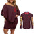 Gaara V2 Naruto Couples Matching Off Shoulder Short Dress and Long Sleeve Button Shirt Japan Anime Style