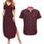 Gaara V2 Naruto Couples Matching Summer Maxi Dress and Hawaiian Shirt Japan Anime Style