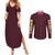 Gaara V2 Naruto Couples Matching Summer Maxi Dress and Long Sleeve Button Shirt Japan Anime Style