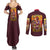 Gaara V2 Naruto Couples Matching Summer Maxi Dress and Long Sleeve Button Shirt Japan Anime Style