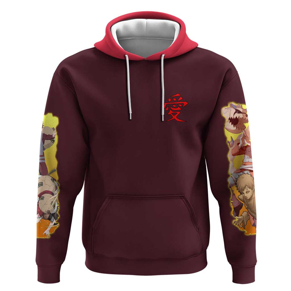 Gaara V2 Naruto Hoodie Japan Anime Style