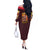 Gaara V2 Naruto Off The Shoulder Long Sleeve Dress Japan Anime Style