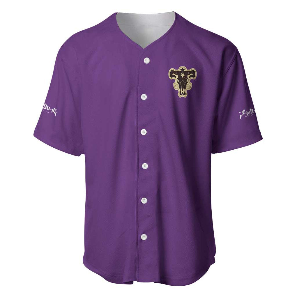 Yami Sukehiro V4 Black Clover Baseball Jersey Japan Anime Style