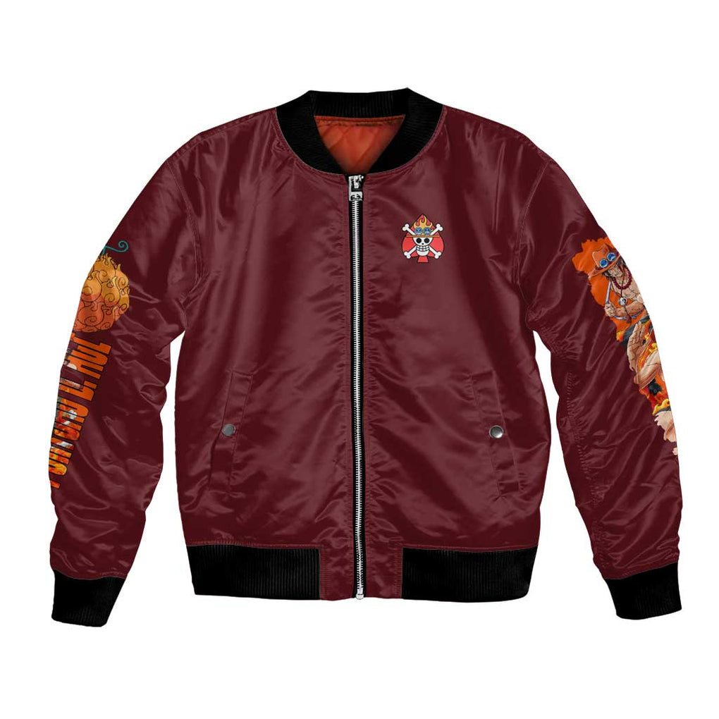 Portgas D. Ace V3 One Piece Bomber Jacket Japan Anime Style