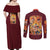 Portgas D. Ace V3 One Piece Couples Matching Off Shoulder Maxi Dress and Long Sleeve Button Shirt Japan Anime Style