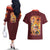 Portgas D. Ace V3 One Piece Couples Matching Off The Shoulder Long Sleeve Dress and Hawaiian Shirt Japan Anime Style