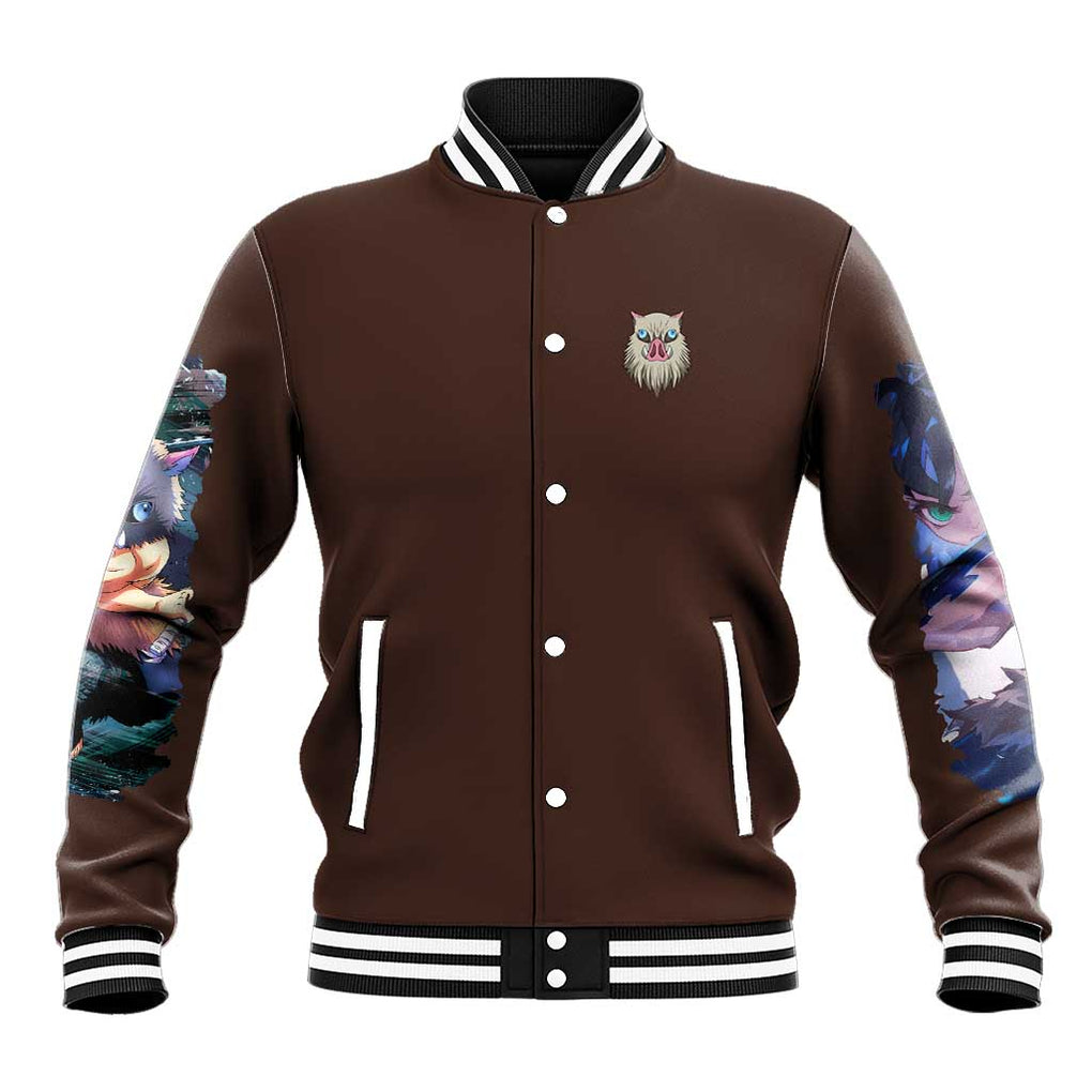 Hashibira Inosuke V2 Demon Slayer Baseball Jacket Japan Anime Style