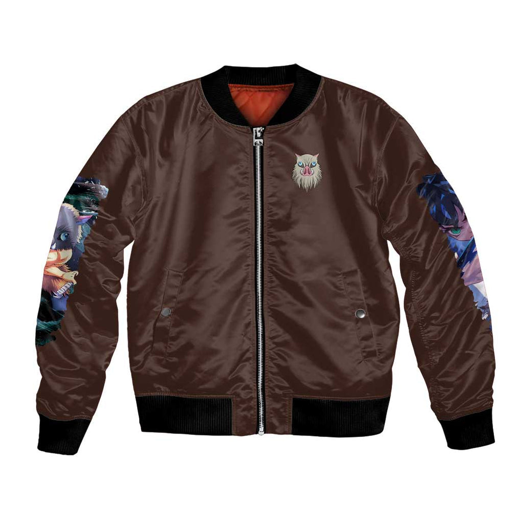 Hashibira Inosuke V2 Demon Slayer Bomber Jacket Japan Anime Style