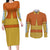 Avatar Aang Couples Matching Long Sleeve Bodycon Dress and Long Sleeve Button Shirt