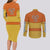 Avatar Aang Couples Matching Long Sleeve Bodycon Dress and Long Sleeve Button Shirt