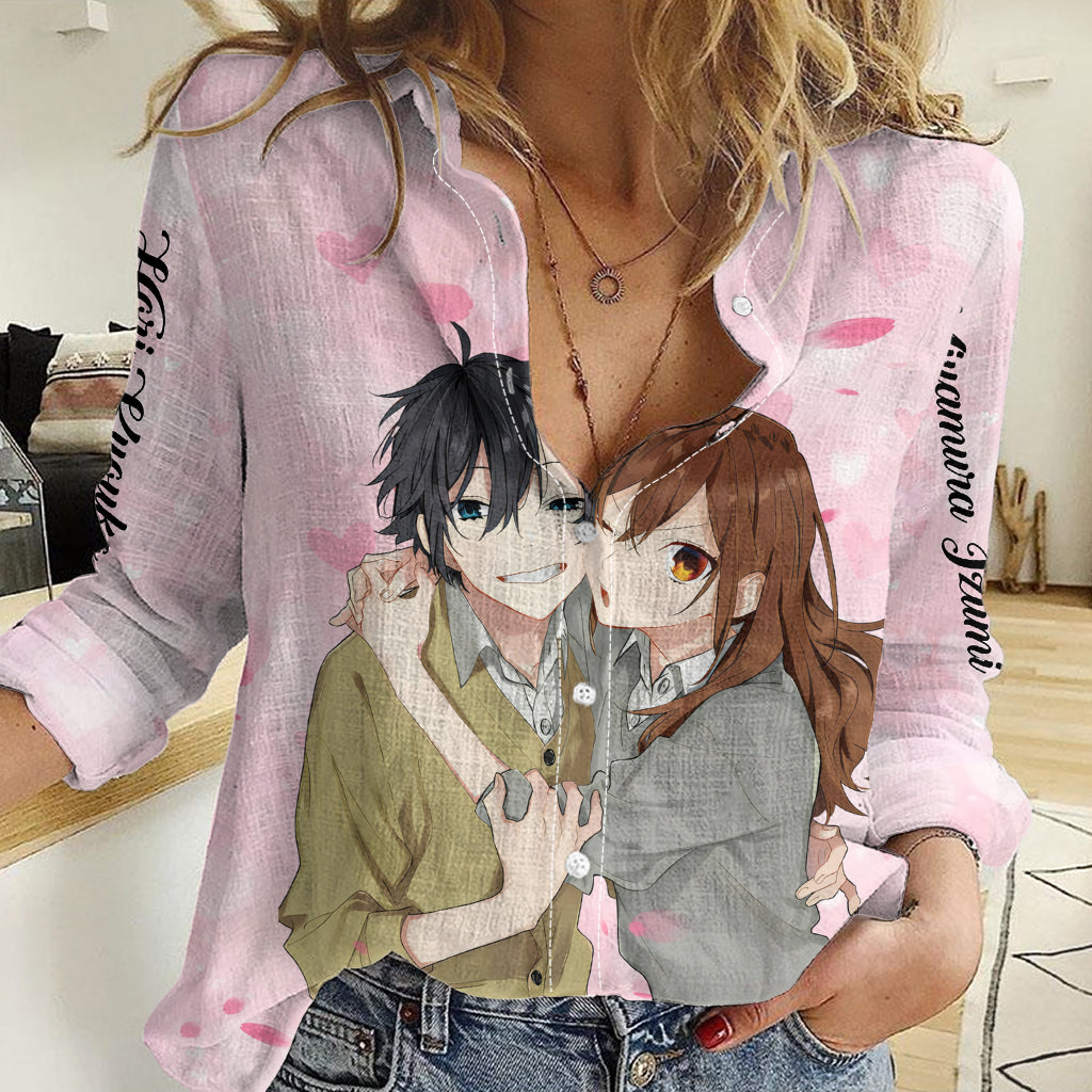 Horimiya Hori San To Miyamura Kun Anime Women Casual Shirt