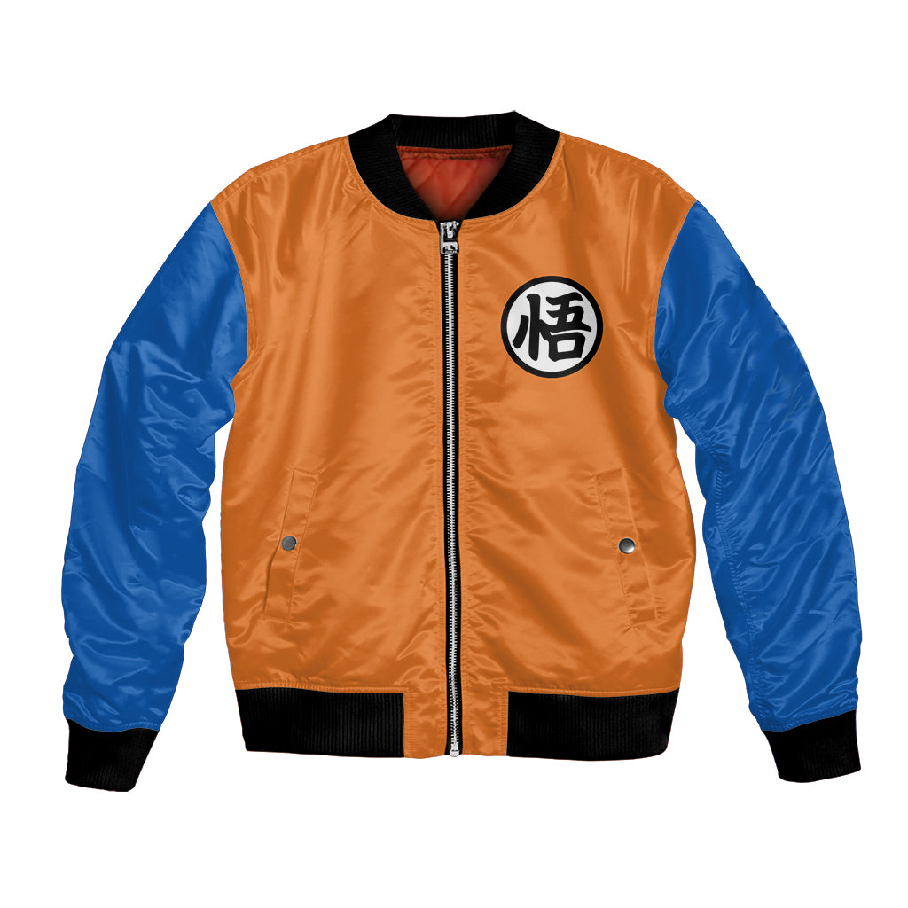 Goku Kanji Symbol Dragon Ball Anime Bomber Jacket