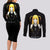 Misa Amane Couples Matching Long Sleeve Bodycon Dress and Long Sleeve Button Shirt