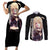 Misa Amane Couples Matching Short Sleeve Bodycon Dress and Long Sleeve Button Shirt