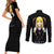 Misa Amane Couples Matching Short Sleeve Bodycon Dress and Long Sleeve Button Shirt