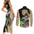 Yuno Couples Matching Short Sleeve Bodycon Dress and Long Sleeve Button Shirt Golden Dawn