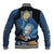 Blue Rose Charlotte Roselei Baseball Jacket Black Clover