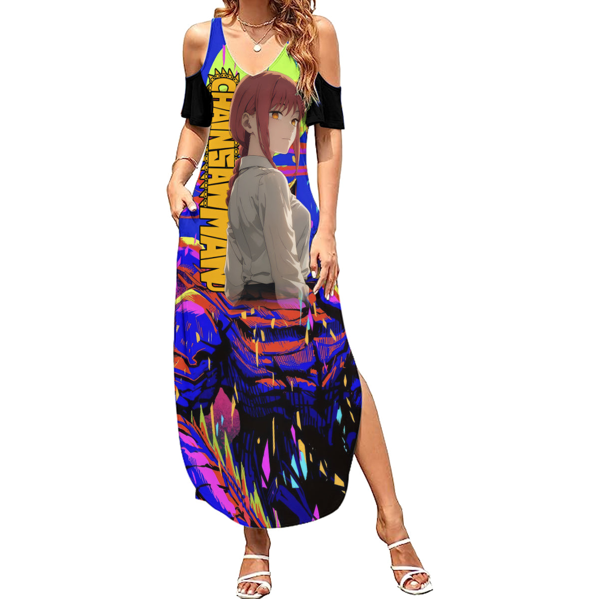 Makima Summer Maxi Dress Chainsaw Man