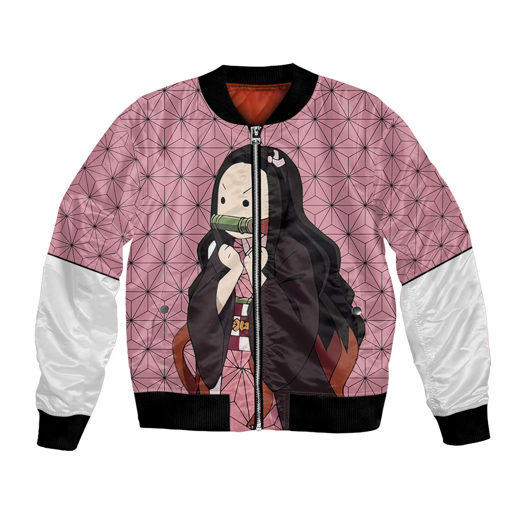 Kimetsu Nezuko Demon Slayer Bomber Jacket Anime Funny Style