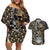 skull-pattern-couples-matching-off-shoulder-short-dress-and-hawaiian-shirt-love-and-death