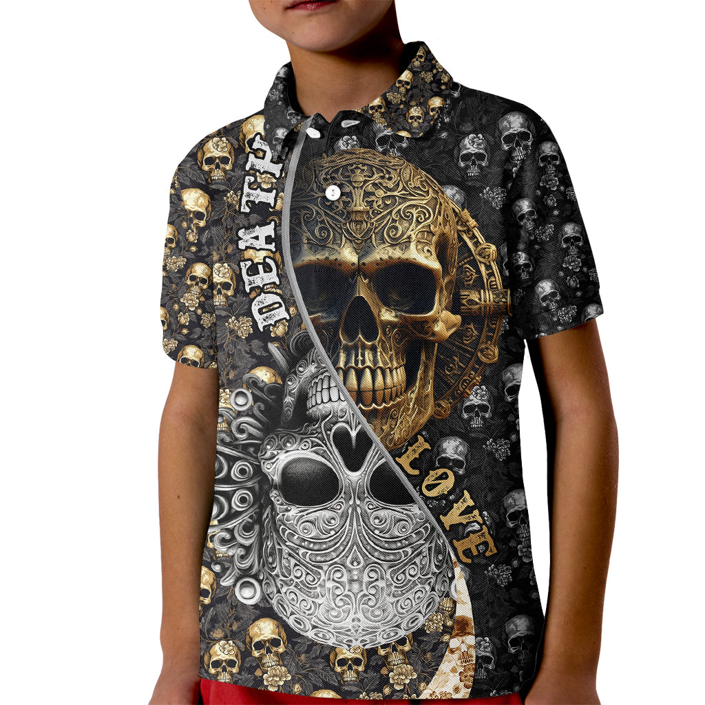 skull-pattern-kid-polo-shirt-love-and-death