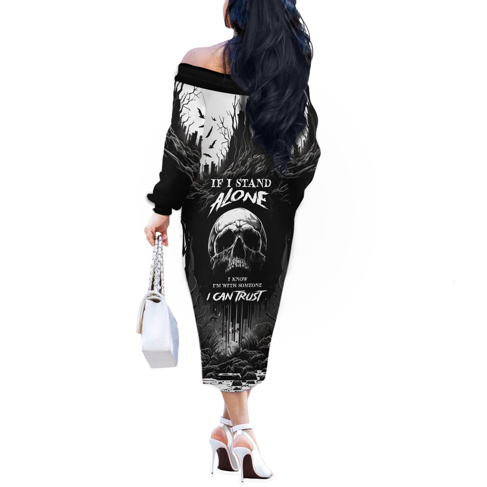 if-i-stand-alone-i-know-im-with-someone-i-can-trust-skull-off-the-shoulder-long-sleeve-dress