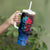 Be Careful Skull Tumbler With Handle