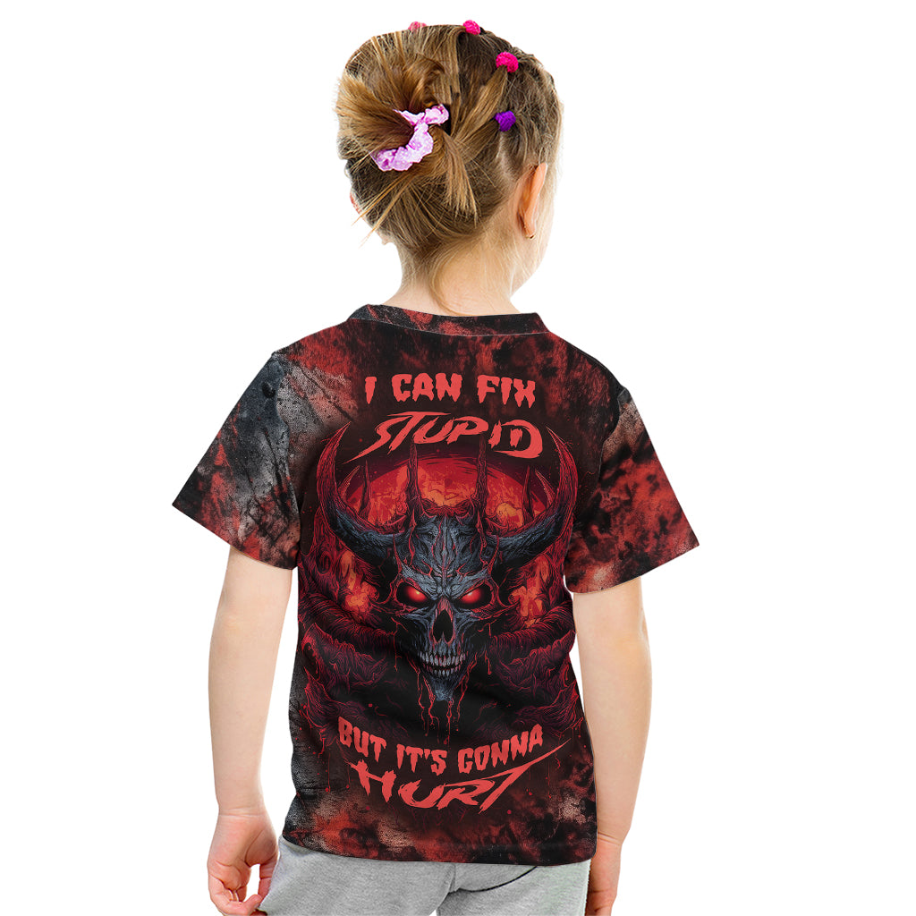 i-can-fix-stupid-but-its-gonna-hurt-skull-kid-t-shirt